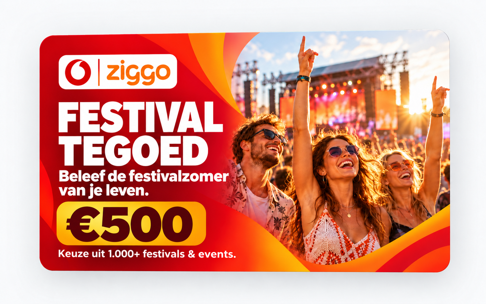 VodafoneZiggo festivaltegoed